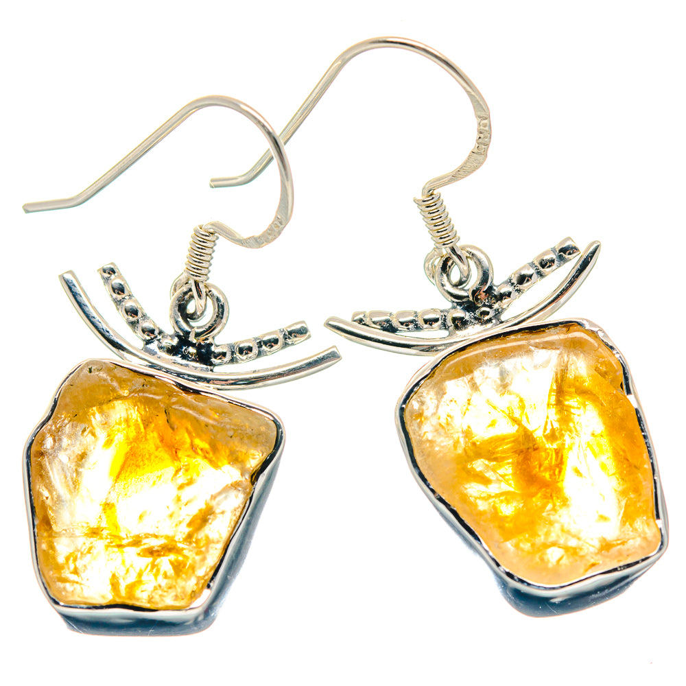 Citrine Earrings handcrafted by Ana Silver Co - EARR423256