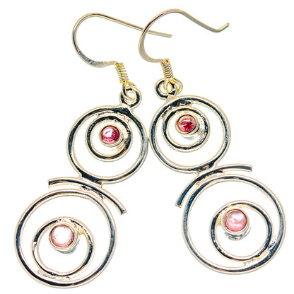 Pink Tourmaline Earrings handcrafted by Ana Silver Co - EARR423257