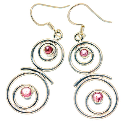 Pink Tourmaline Earrings handcrafted by Ana Silver Co - EARR423262