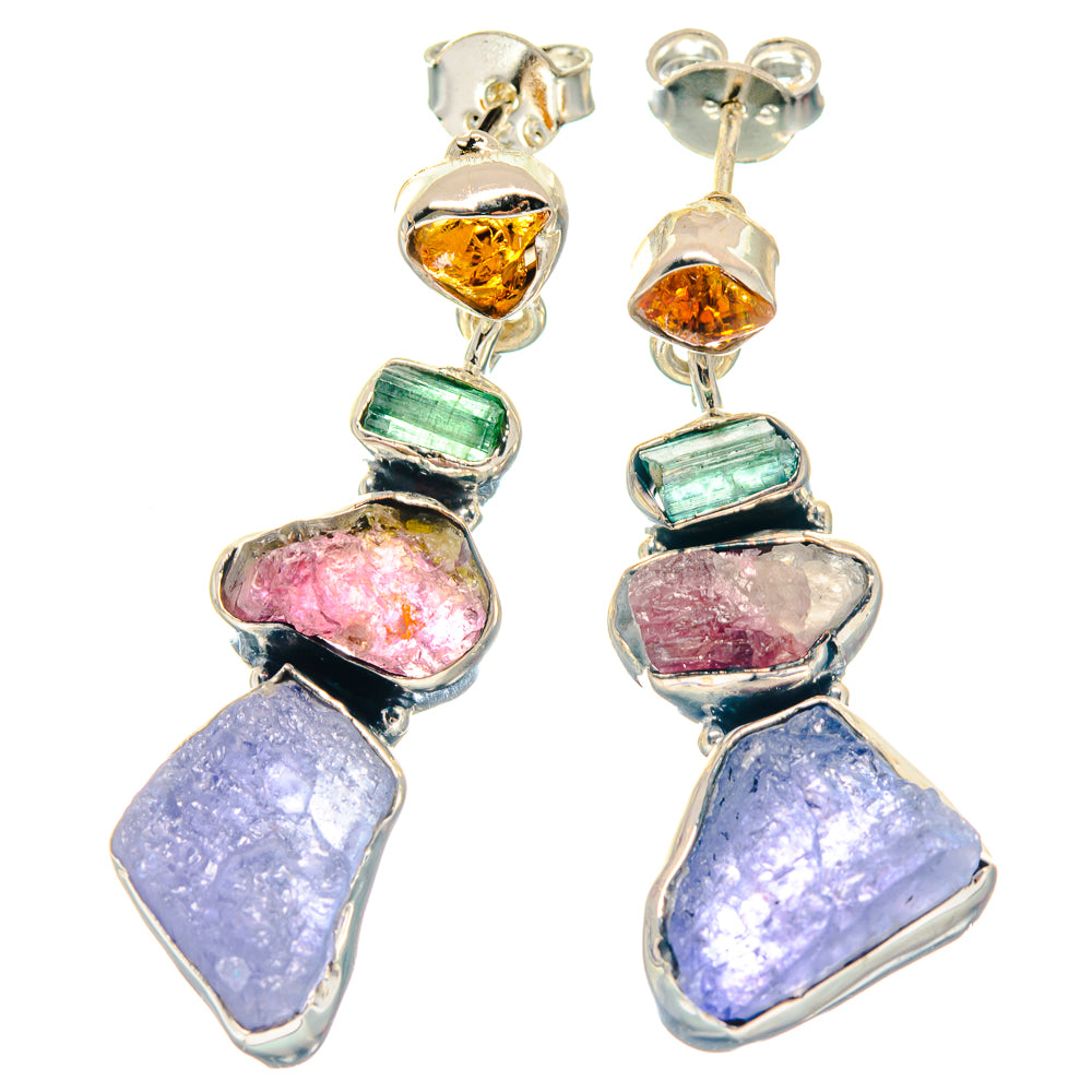Tanzanite Earrings handcrafted by Ana Silver Co - EARR423267