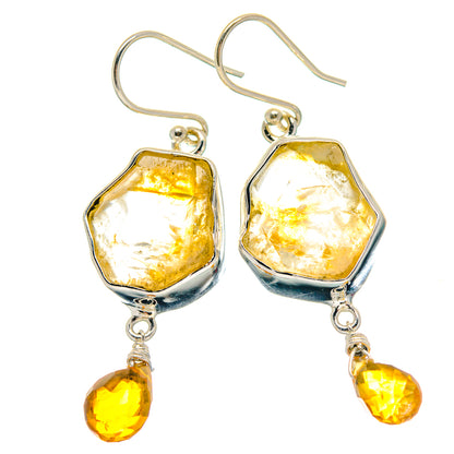 Citrine Earrings handcrafted by Ana Silver Co - EARR423269