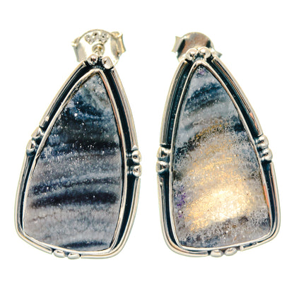Desert Druzy Earrings handcrafted by Ana Silver Co - EARR423276
