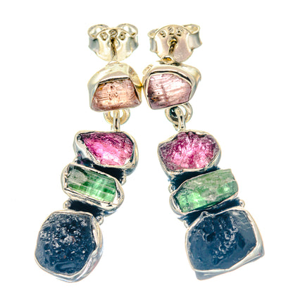 Black Tourmaline Earrings handcrafted by Ana Silver Co - EARR423280