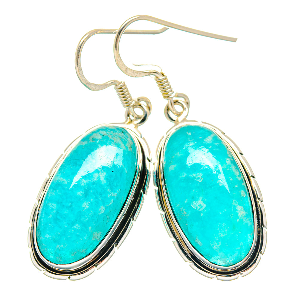Amazonite Earrings handcrafted by Ana Silver Co - EARR423284