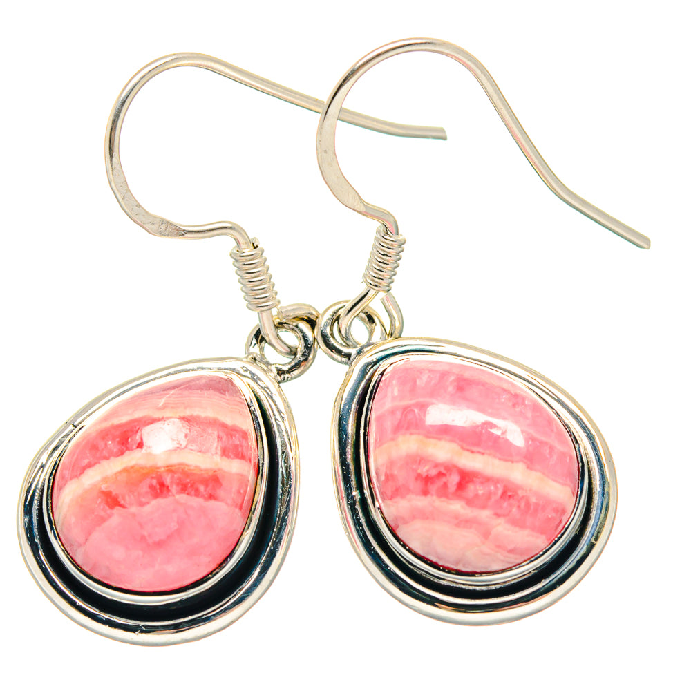 Rhodochrosite Earrings handcrafted by Ana Silver Co - EARR423287