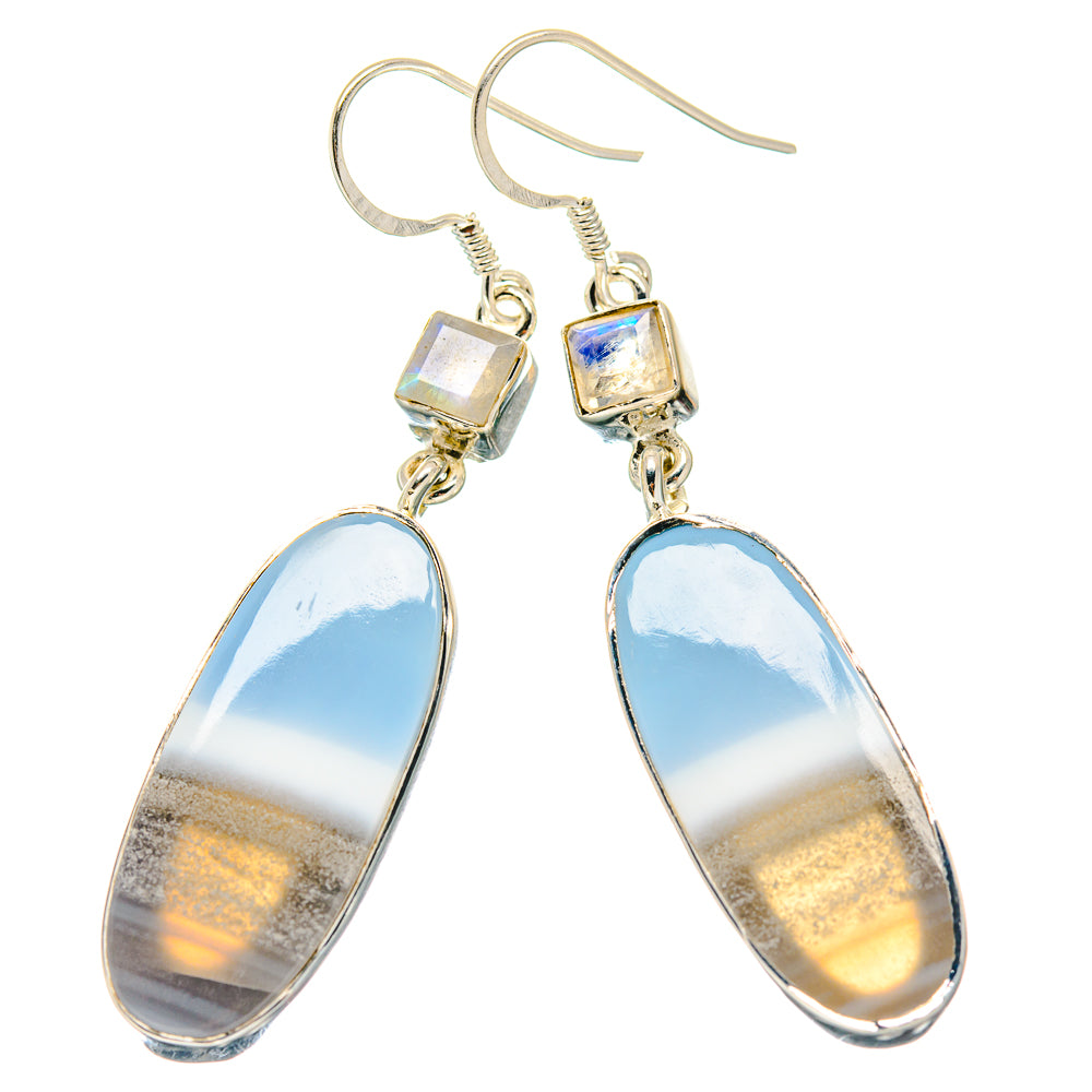 Owyhee Opal Earrings handcrafted by Ana Silver Co - EARR423288