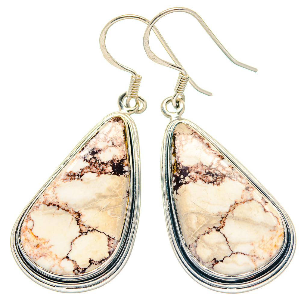 Wild Horse Jasper Earrings handcrafted by Ana Silver Co - EARR423293