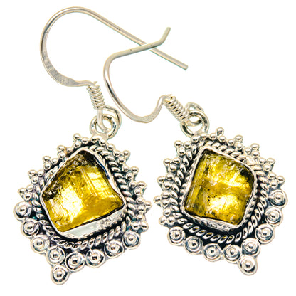 Green Tourmaline Earrings handcrafted by Ana Silver Co - EARR423294