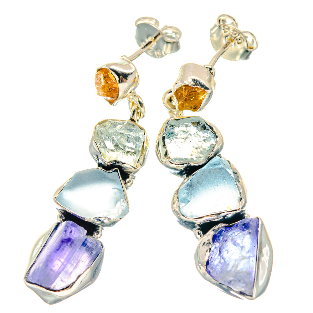Tanzanite Earrings handcrafted by Ana Silver Co - EARR423295