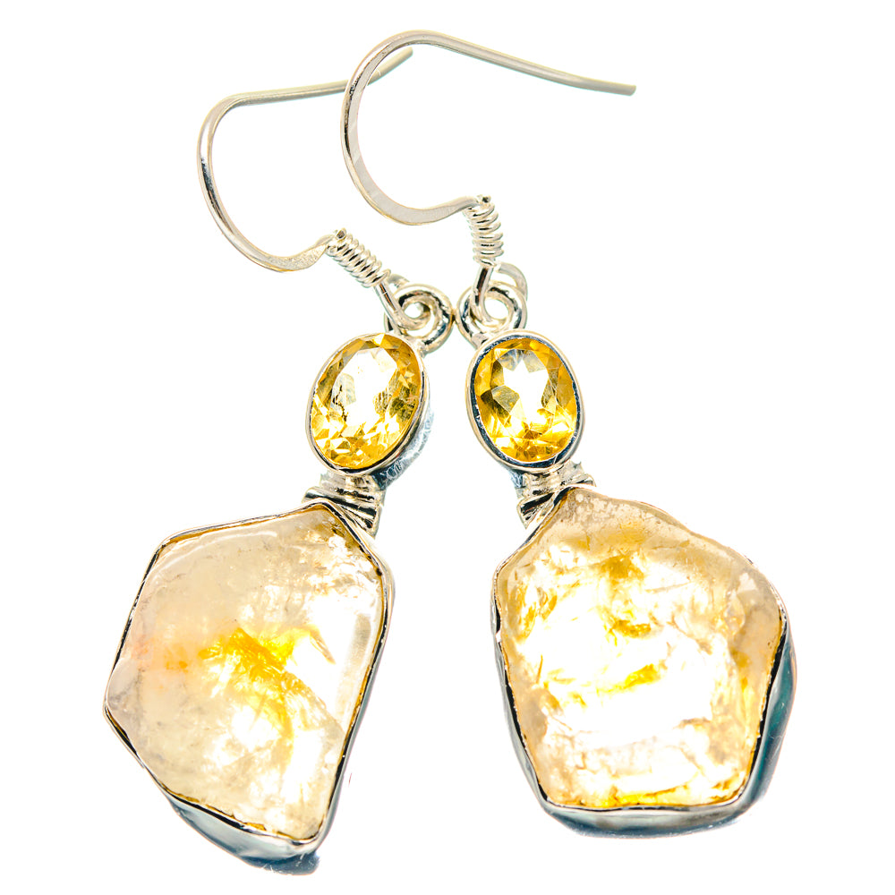 Citrine Earrings handcrafted by Ana Silver Co - EARR423297