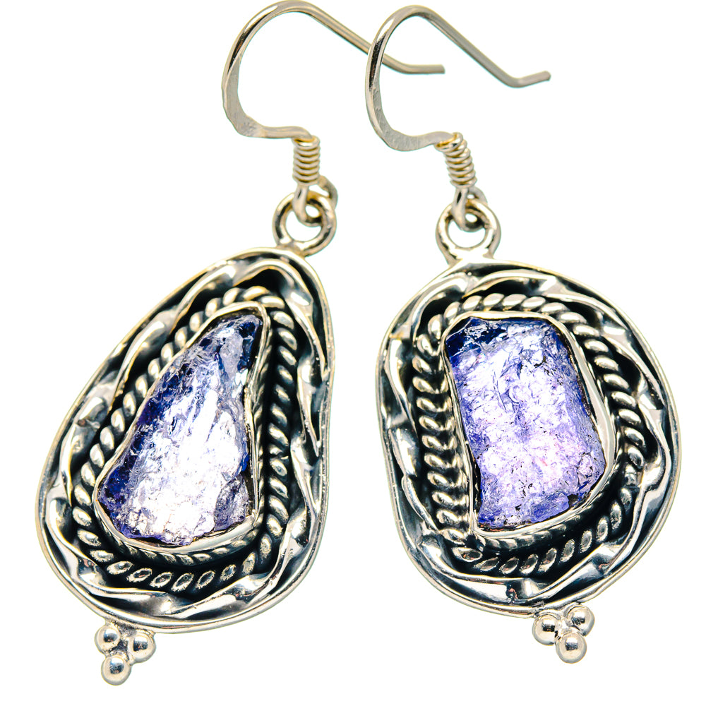 Tanzanite Earrings handcrafted by Ana Silver Co - EARR423319