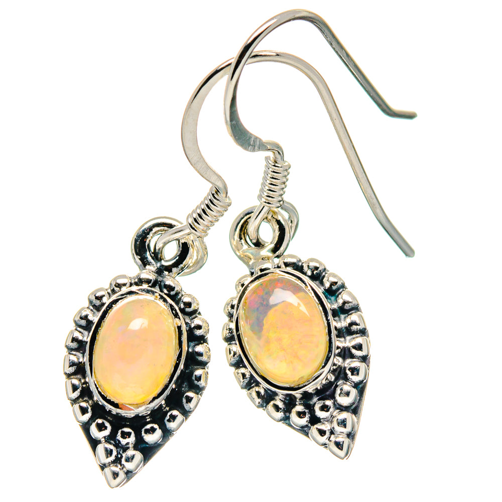 Ethiopian Opal Earrings handcrafted by Ana Silver Co - EARR423324