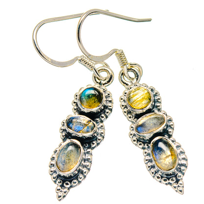 Labradorite Earrings handcrafted by Ana Silver Co - EARR423325