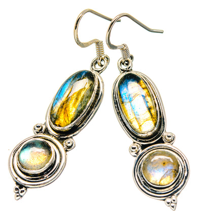 Labradorite Earrings handcrafted by Ana Silver Co - EARR423328