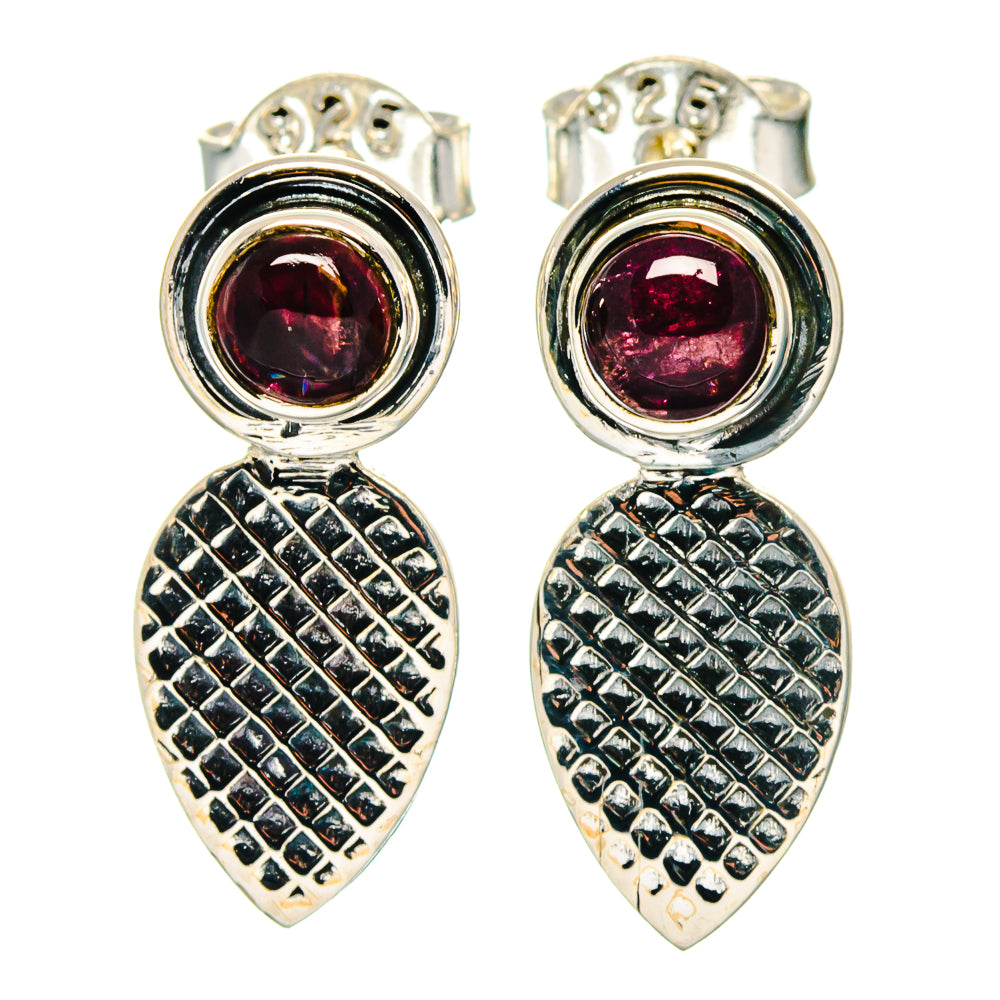 Garnet Earrings handcrafted by Ana Silver Co - EARR423338 - Photo 2