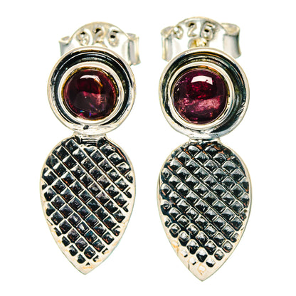 Garnet Earrings handcrafted by Ana Silver Co - EARR423338 - Photo 2