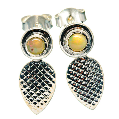 Ethiopian Opal Earrings handcrafted by Ana Silver Co - EARR423343 - Photo 2