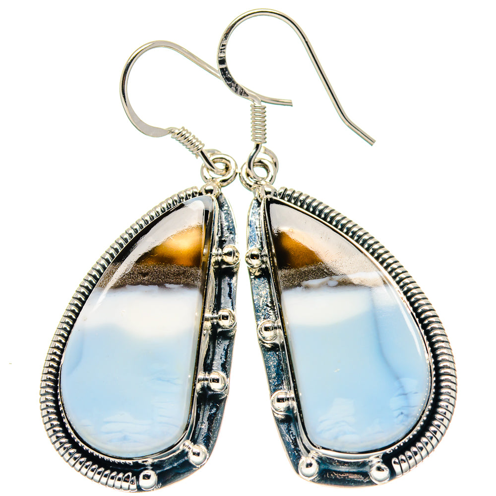 Owyhee Opal Earrings handcrafted by Ana Silver Co - EARR423349