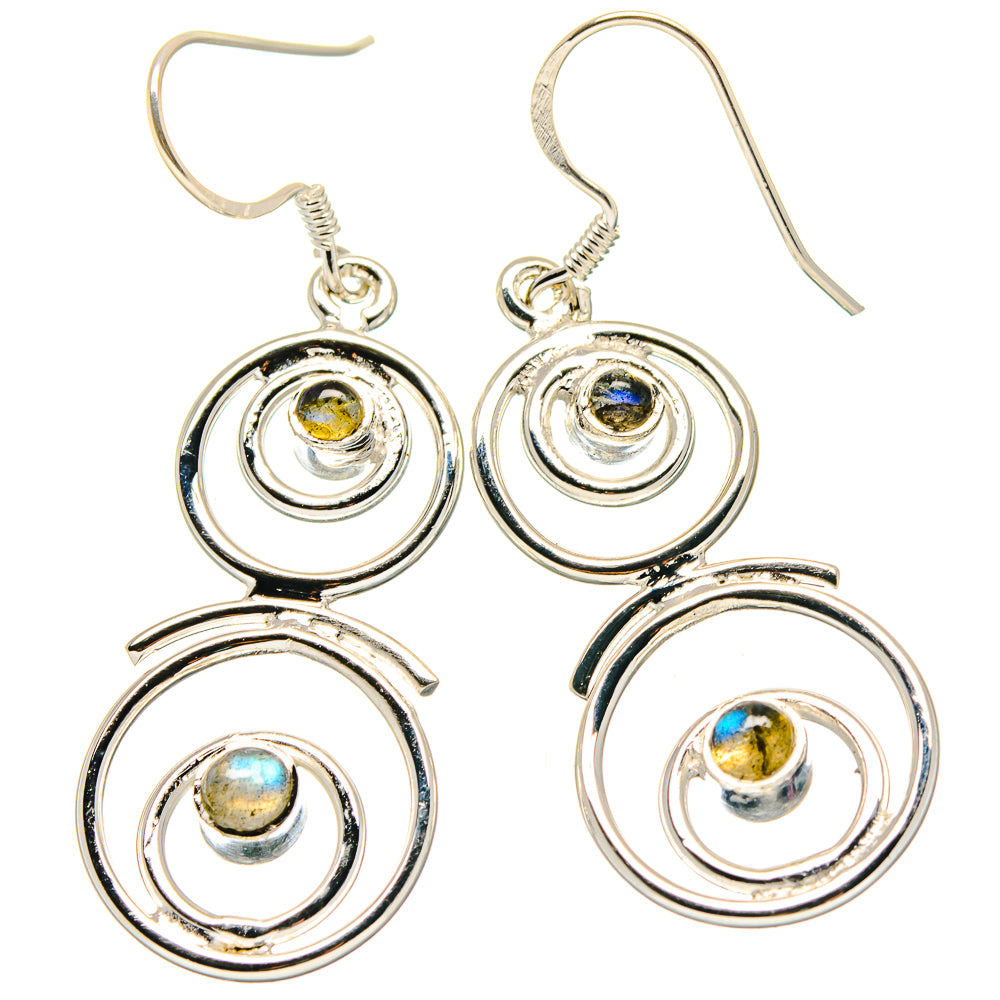 Labradorite Earrings handcrafted by Ana Silver Co - EARR423352