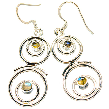 Labradorite Earrings handcrafted by Ana Silver Co - EARR423352