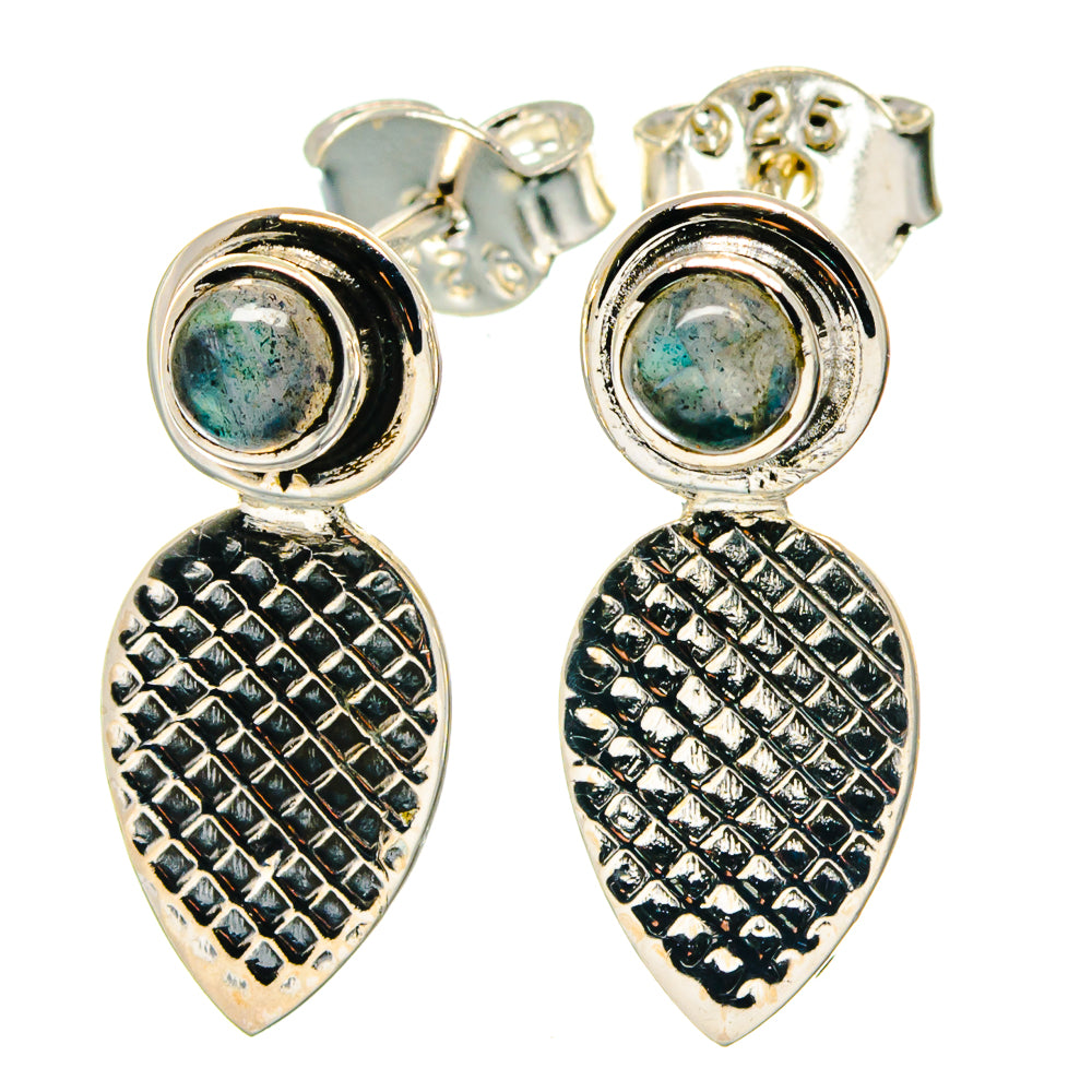 Labradorite Earrings handcrafted by Ana Silver Co - EARR423354 - Photo 2