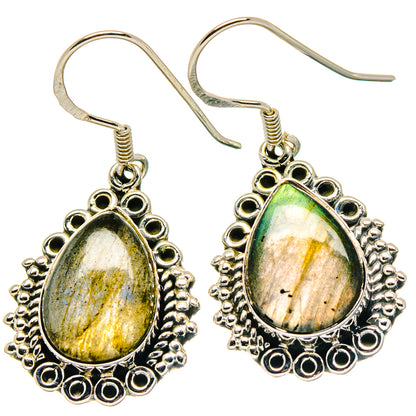 Labradorite Earrings handcrafted by Ana Silver Co - EARR423355