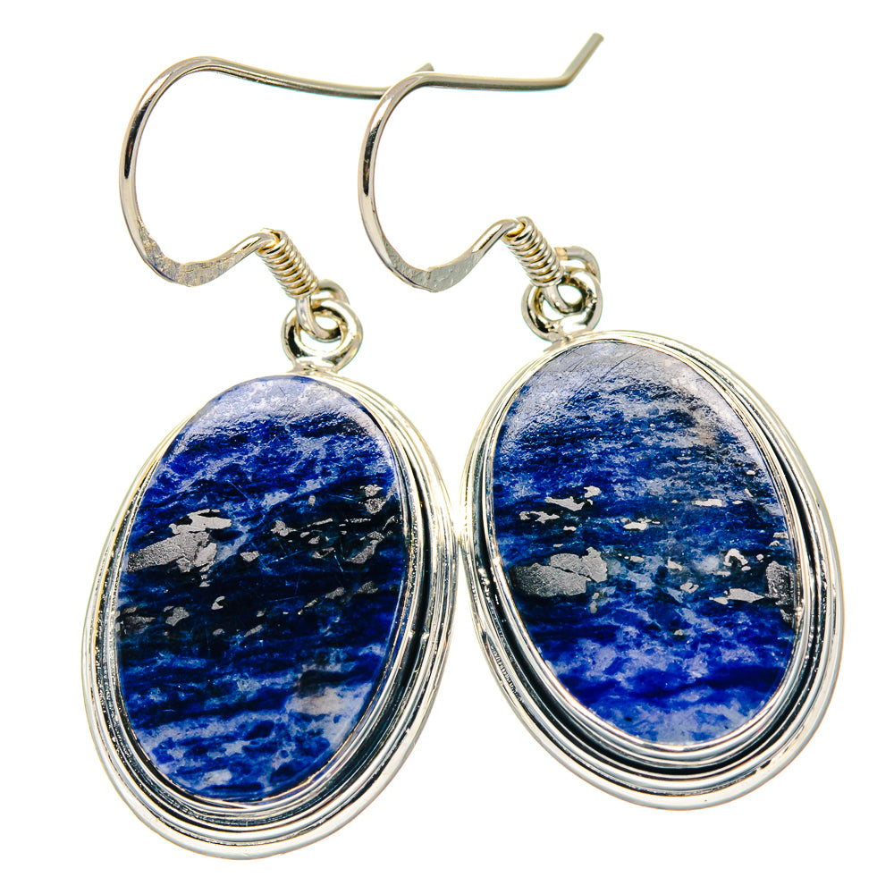 Sodalite Earrings handcrafted by Ana Silver Co - EARR423357