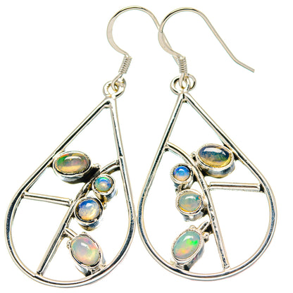 Ethiopian Opal Earrings handcrafted by Ana Silver Co - EARR423359