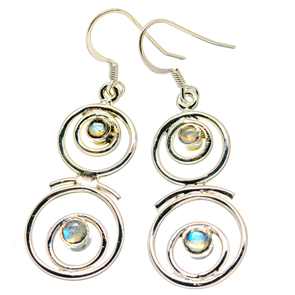 Ethiopian Opal Earrings handcrafted by Ana Silver Co - EARR423360