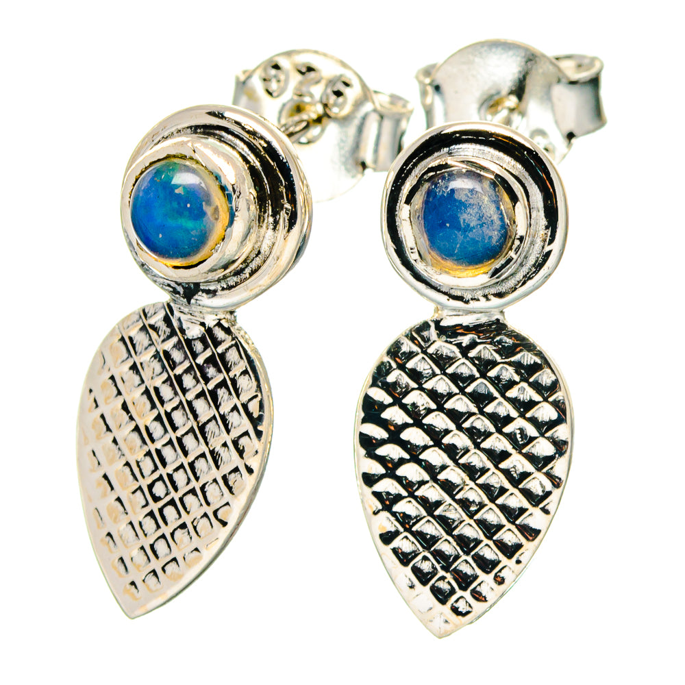 Ethiopian Opal Earrings handcrafted by Ana Silver Co - EARR423371