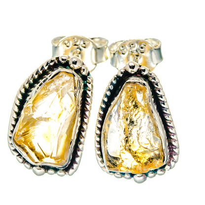 Citrine Earrings handcrafted by Ana Silver Co - EARR423376