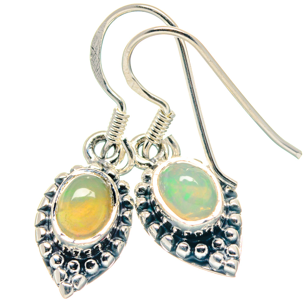 Ethiopian Opal Earrings handcrafted by Ana Silver Co - EARR423384