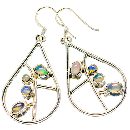 Ethiopian Opal Earrings handcrafted by Ana Silver Co - EARR423403