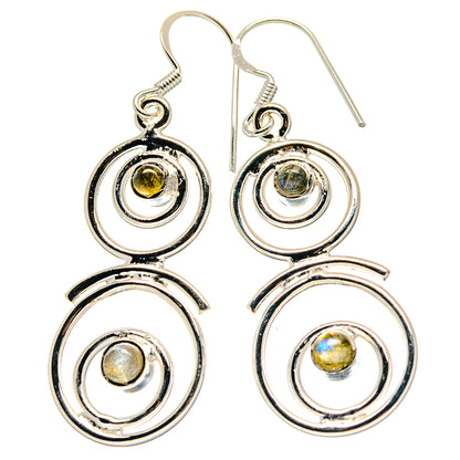 Labradorite Earrings handcrafted by Ana Silver Co - EARR423405