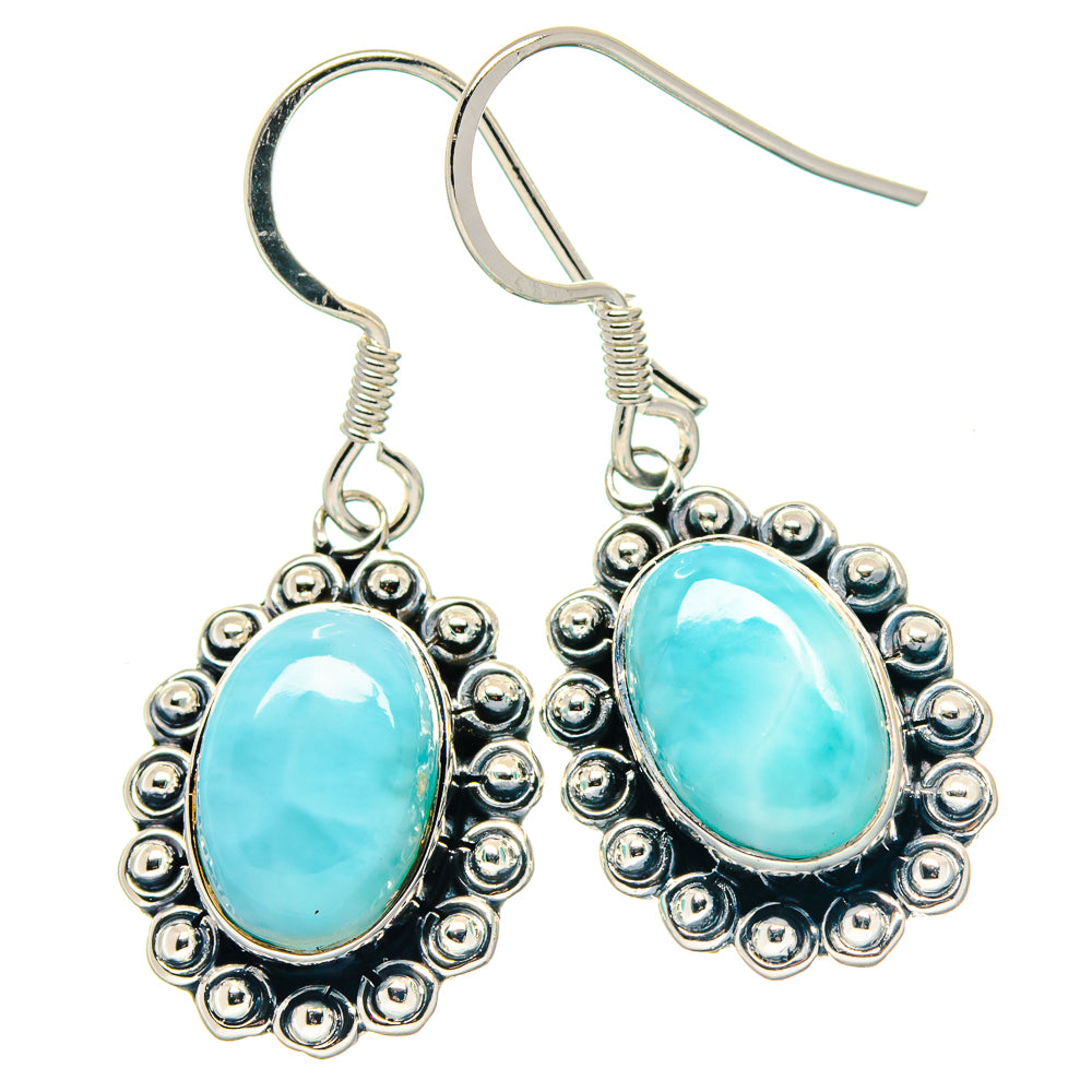 Larimar Earrings handcrafted by Ana Silver Co - EARR423408