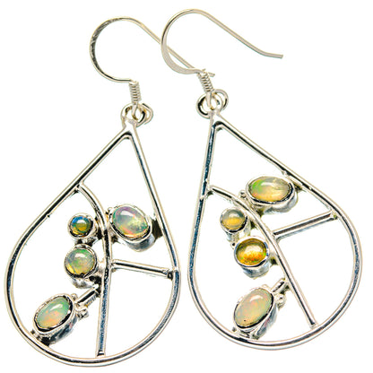 Ethiopian Opal Earrings handcrafted by Ana Silver Co - EARR423409
