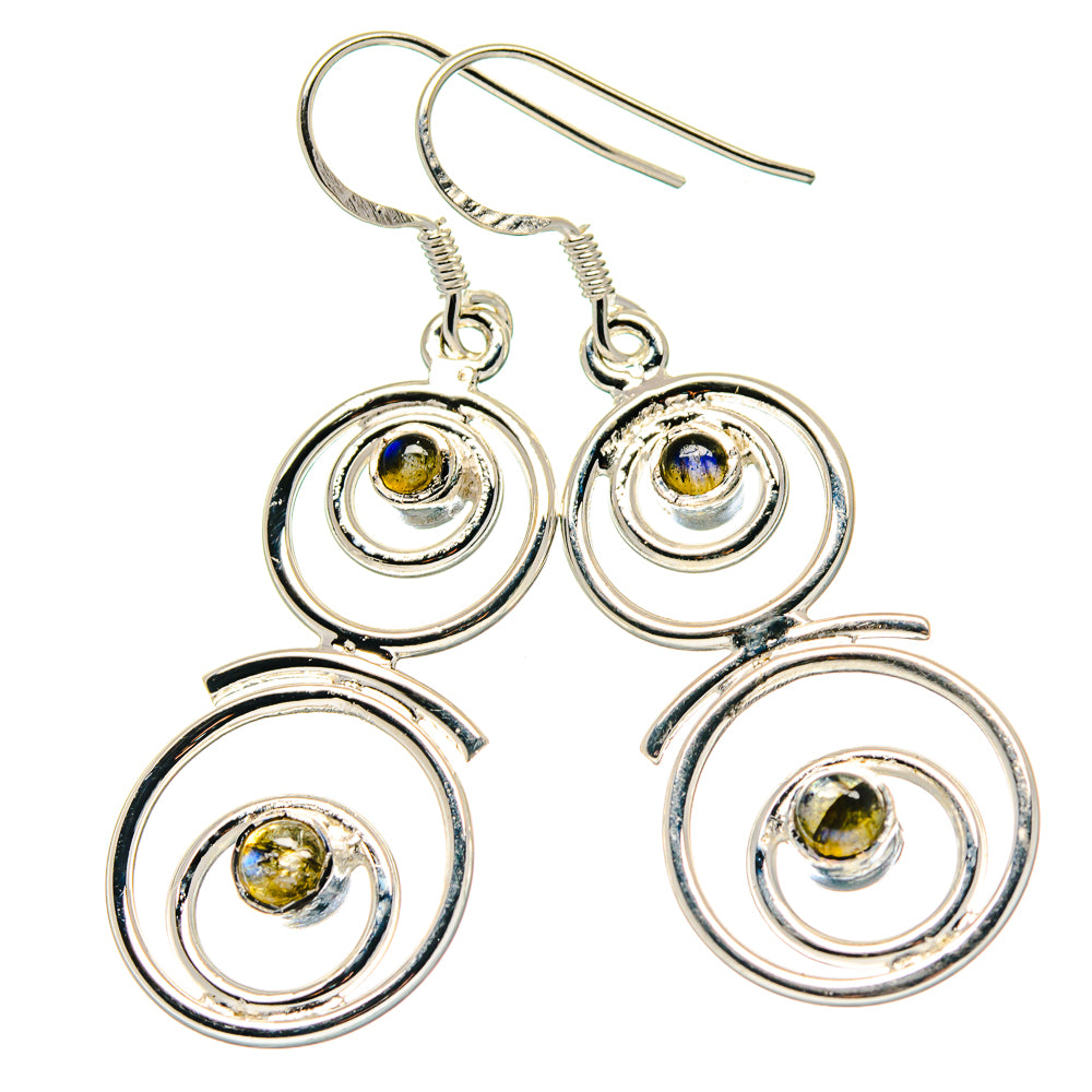 Labradorite Earrings handcrafted by Ana Silver Co - EARR423410