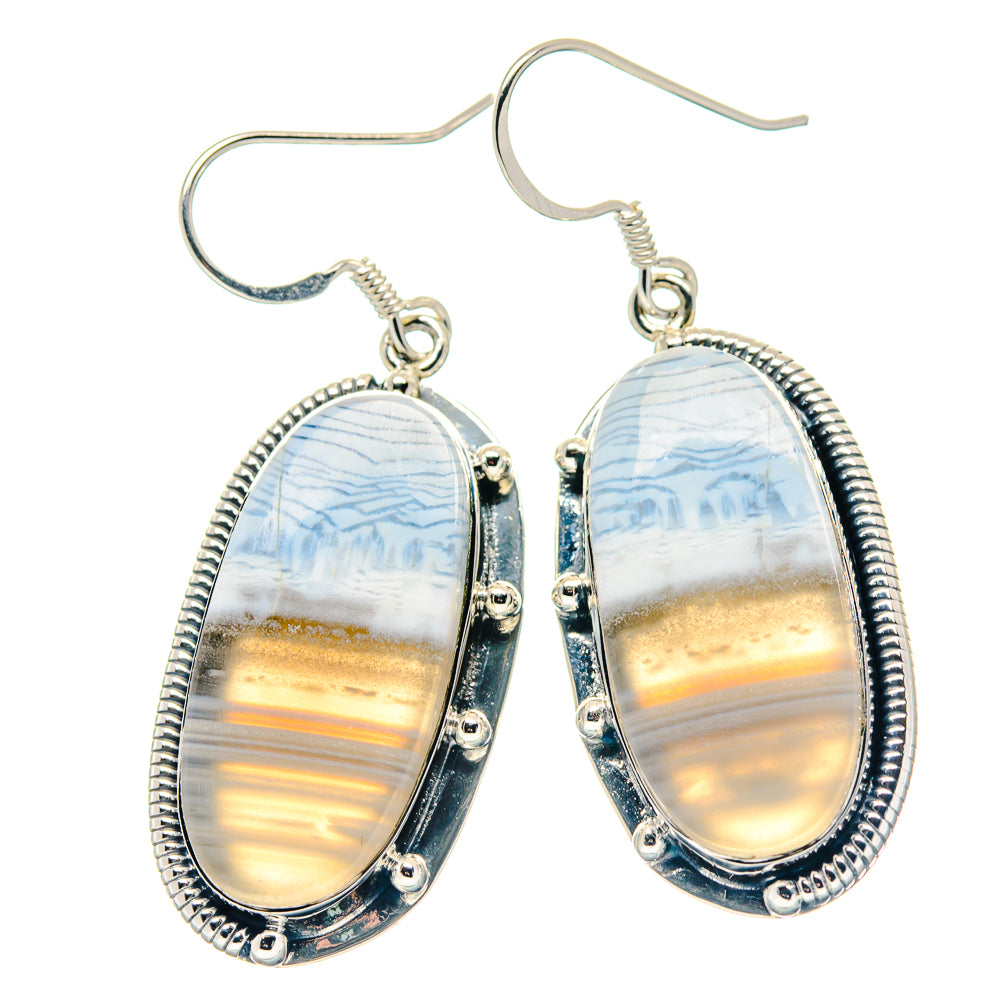 Owyhee Opal Earrings handcrafted by Ana Silver Co - EARR423415