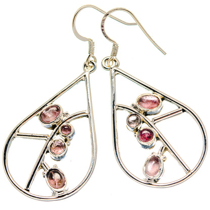 Rose Quartz Pendants handcrafted by Ana Silver Co - EARR423418