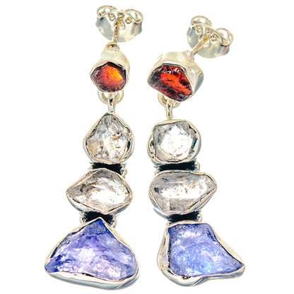 Labradorite Rings handcrafted by Ana Silver Co - EARR423451