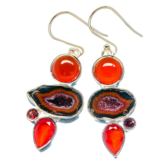 Ammolite Pendants handcrafted by Ana Silver Co - EARR423468