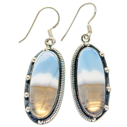 Mother Of Pearl, Citrine, Apatite Earrings handcrafted by Ana Silver Co - EARR423473