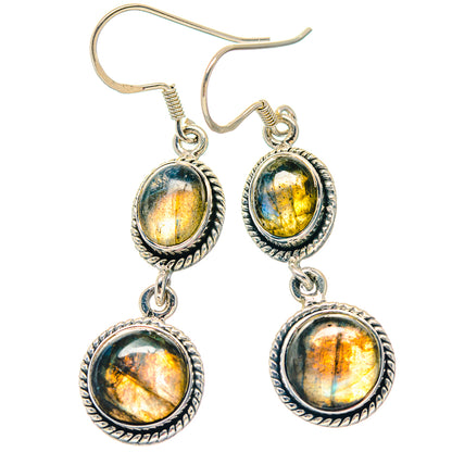 Lemon Chrysoprase Pendants handcrafted by Ana Silver Co - EARR423477