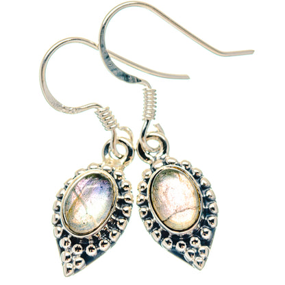 Labradorite Rings handcrafted by Ana Silver Co - EARR423482