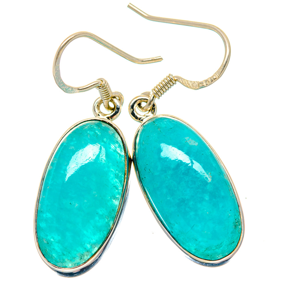 Tibetan Turquoise Pendants handcrafted by Ana Silver Co - EARR423489