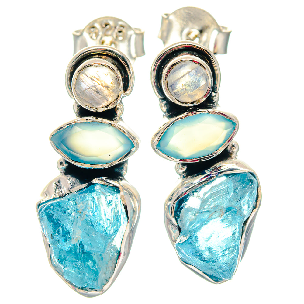 Wild Horse Jasper Earrings handcrafted by Ana Silver Co - EARR423510