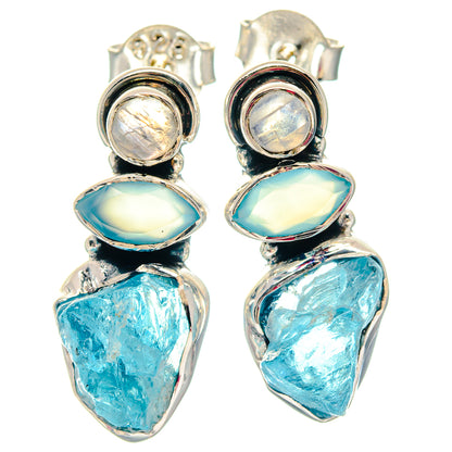 Wild Horse Jasper Earrings handcrafted by Ana Silver Co - EARR423510
