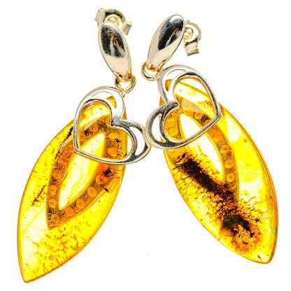 Baltic Amber Earrings handcrafted by Ana Silver Co - EARR423519
