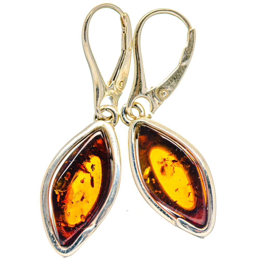 Baltic Amber Earrings handcrafted by Ana Silver Co - EARR423529