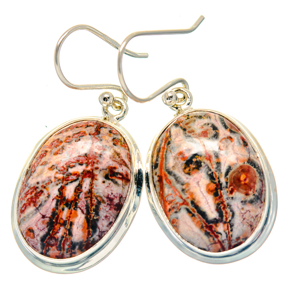 Poppy Jasper Earrings handcrafted by Ana Silver Co - EARR423549